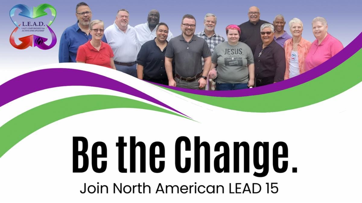 Group photo of smiling people promoting North American LEAD 15 event.