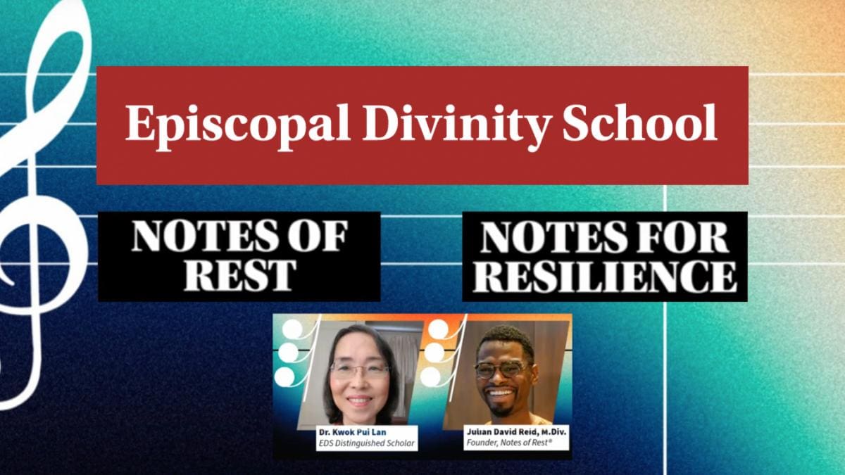 Two speakers featured for Episcopal Divinity School's resilience and protest notes.